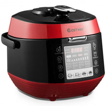 Load image into Gallery viewer, 12-in-1 Multi-use Programmable Electric Pressure Cooker Non-stick Pot-Red

