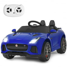 Load image into Gallery viewer, 12V Jaguar F-Type SVR Licensed Kids Ride On Car-Navy
