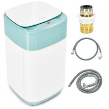 Load image into Gallery viewer, 8lbs Portable Fully Automatic Washing Machine with Drain Pump-Green

