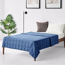Load image into Gallery viewer, 7lbs 41&quot; x 60&quot; Premium Cooling Heavy Weighted Blanket-Blue
