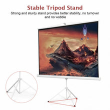 Load image into Gallery viewer, 100&quot; 70 x 70 Portable Square Tripod Screen Projection Projector
