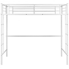 Load image into Gallery viewer, Metal Twin Loft Ladder Beds-White
