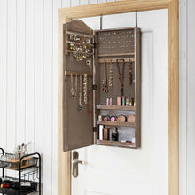 Load image into Gallery viewer, Cabinet Wall/Door Mounted with Mirror Jewelry Armoire
