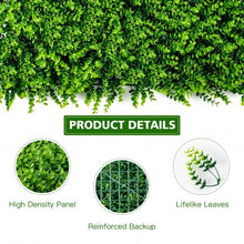Load image into Gallery viewer, 12 Pcs 16x24inch Artificial Eucalyptus Hedge Plant Privacy Fence Panels
