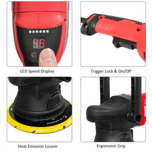 Load image into Gallery viewer, 6&quot; Variable Speed Dual Action Polisher Random Orbital Kit
