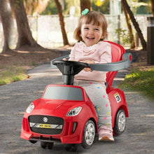 Load image into Gallery viewer, 3 in 1 Kids Ride on Push Car Stroller Toddler Wagon-Red
