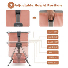 Load image into Gallery viewer, Baby Bed Side Crib Portable Adjustable Infant Travel Sleeper Bassinet-Pink
