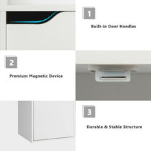 Load image into Gallery viewer, 9 Cube Storage Wood Divider Bookcase-White
