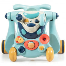 Load image into Gallery viewer, 2-in-1 Baby Walker with Activity Center -Blue
