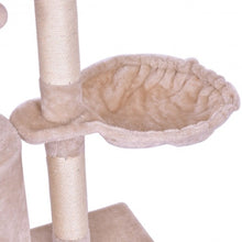 Load image into Gallery viewer, 56&quot; Condo Scratching Posts Ladder Cat Play Tree

