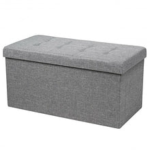 Load image into Gallery viewer, 31.5&quot; Fabric Foldable Storage with Removable Storage Bin-Light Gray
