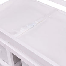 Load image into Gallery viewer, Infant Baby Changing Table w/3 Basket Hamper Diaper Storage Nursery-White
