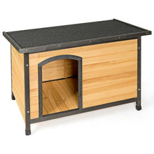 Load image into Gallery viewer, Wood Extreme Weather Resistant Pet Log Cabin-M
