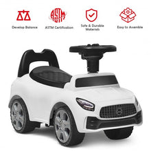 Load image into Gallery viewer, Foot-to-Floor Kids Ride-On Push Toddler Sliding Car-White
