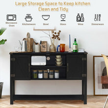 Load image into Gallery viewer, TV Storage Cabinets with Bottom Shelf-Black
