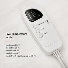 Load image into Gallery viewer, Electric Heated Blanket 5 Temperature Modes 8H Timer UL
