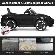 Load image into Gallery viewer, 12V Kids Ride On Car with MP3 &amp; LED Light-Black

