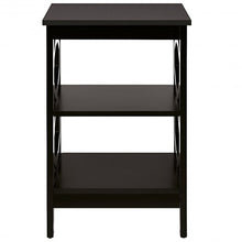 Load image into Gallery viewer, 3-tier Nightstand Sofa Side End Accent Table-Coffee
