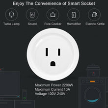 Load image into Gallery viewer, 4 Pcs Smart Sockets Mini Wifi Smart Plug Outlet
