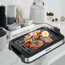 Load image into Gallery viewer, 1500W Smokeless Indoor Grill Electric Griddle with Non-stick Cooking Plate
