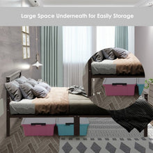 Load image into Gallery viewer, Wood Bed Frame Wood Slats Support Platform Twin Size
