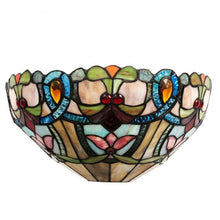 Load image into Gallery viewer, Tiffany-Style 1-Light Wall lamp w/ 12" Lampshade
