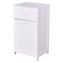Load image into Gallery viewer, White Storage Cabinet Bathroom Organizer
