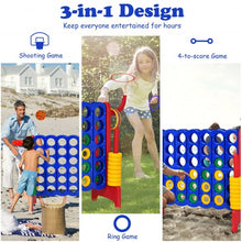 Load image into Gallery viewer, 2.5ft 4-to-Score Giant Game Set-Red
