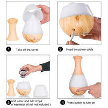 Load image into Gallery viewer, Cool Mist Humidifier Ultrasonic Aroma Essential Oil Diffuser
