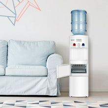 Load image into Gallery viewer, Top Loading Water Dispenser with Built-In Ice Maker Machine-White
