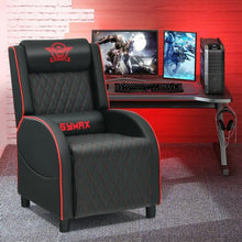 Load image into Gallery viewer, Massage Gaming Recliner Chair w/Headrest &amp; Adjustable Backrest - Home Theater-RE

