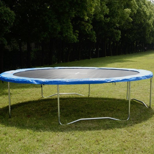 Blue Safety Round Spring Pad Replacement Cover for 15' Trampoline