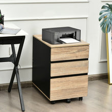 Load image into Gallery viewer, 3-Drawer Mobile File Cabinet for Home Office
