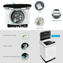 Load image into Gallery viewer, Full-Automatic Washing Machine 1.5 Cu.Ft 11 LBS Washer and Dryer -White
