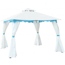 Load image into Gallery viewer, 2-Tier 10&#39; x 10&#39; Patio Gazebo Canopy Tent w/ Side Walls

