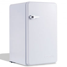 Load image into Gallery viewer, 3.2 Cu Ft Retro Compact Refrigerator w/ Freezer Interior Shelves Handle-White
