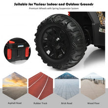 Load image into Gallery viewer, 12V Kids RC Electric Ride On Off-Road UTV Truck with MP3 and Light-Black
