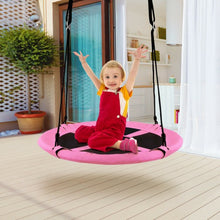 Load image into Gallery viewer, 40" Flying Saucer Tree Swing Indoor Outdoor Play Set-Pink
