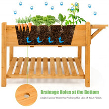Load image into Gallery viewer, Elevated Planter Box Kit with 8 Grids and Folding Tabletop

