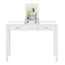 Load image into Gallery viewer, Vanity Dressing Table with 1 Mirror and 2 Drawers
