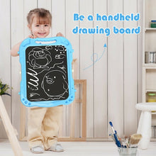 Load image into Gallery viewer, Height Adjustable Kids Art Easel Magnetic Double Sided Board-Blue
