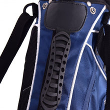 Load image into Gallery viewer, Golf Stand Cart Bag w/ 4 Way Divider Carry Organizer Pockets-Blue
