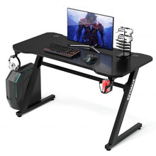 Load image into Gallery viewer, Gaming Desk Z-Shaped Computer Office Table with Gaming Handle Rack
