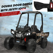 Load image into Gallery viewer, 12V Kids RC Electric Ride On Off-Road UTV Truck with MP3 and Light-Black
