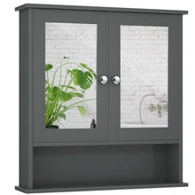 Load image into Gallery viewer, Bathroom Wall Mount Mirror Cabinet Organizer-Gray
