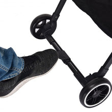 Load image into Gallery viewer, Lightweight Foldable Pushchair Baby Stroller with Foot Cover-Gray
