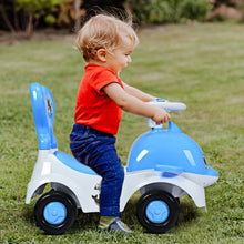 Load image into Gallery viewer, 3-in-1 Baby Walker Sliding Car Pushing Cart Toddler Ride-Blue
