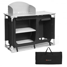 Load image into Gallery viewer, Portable Camp Kitchen and Sink Table
