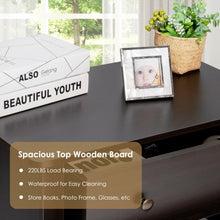 Load image into Gallery viewer, 3 Drawer Dresser Chest of Drawers Bedside Table-Espresso

