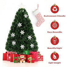 Load image into Gallery viewer, 3&#39; LED Optic Artificial Christmas Tree with Snowflakes
